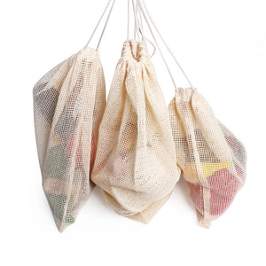 Reusable Cotton Mesh Produce Bag