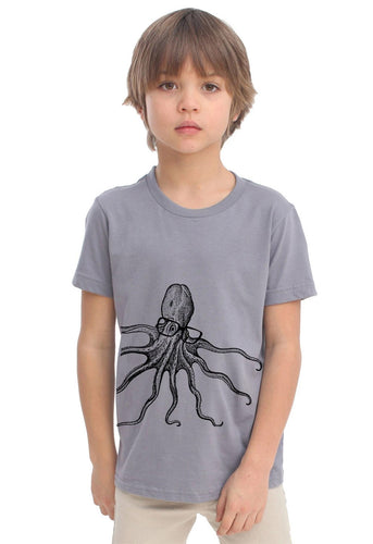 Octopus Wearing Glasses, Kids T-Shirt