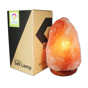 Natural Himalayan Salt Lamp, Ambient Peaceful Glow