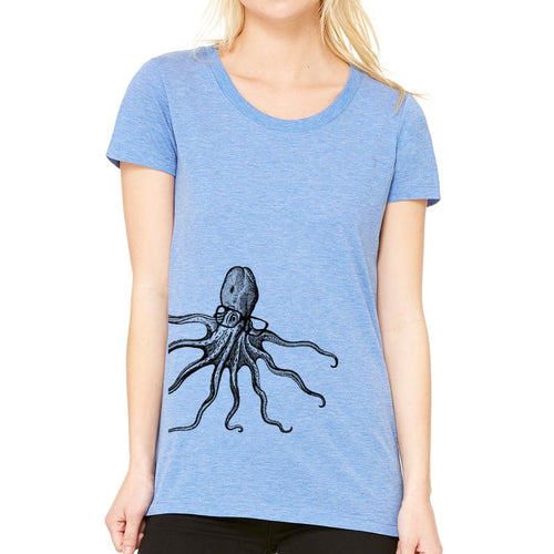 Octopus Wearing Glasses, Women's T-Shirt