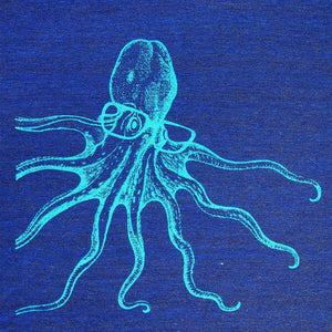 Octopus Wearing Glasses, Racerback Tank Top